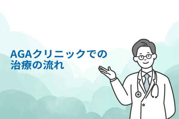 AGAクリニックでの治療の流れ